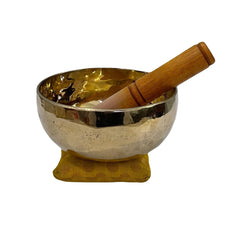 Natural Healing Sound Singing Bowl For Stress Relief Meditation With Striker Stick Bell Sound.