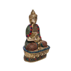 Buddha Statue Brass, Buddah Statue, Buddha Idol, Buddhist Figurine, Buddhism for Home decore.